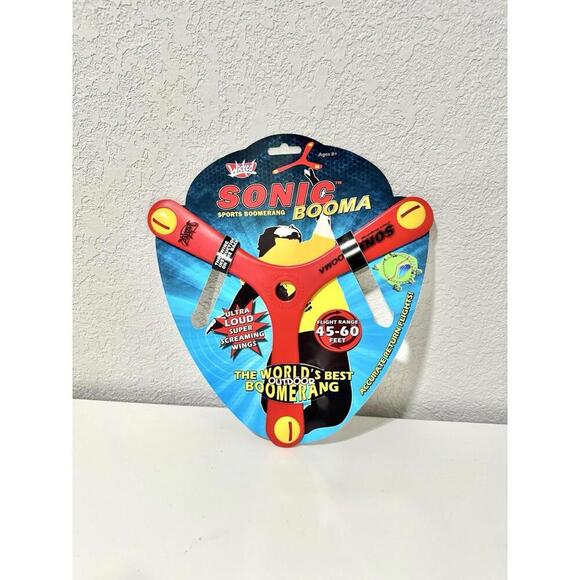 Other - Wicked Sonic Booma - The World's Best Outdoor Boomerang, RED - NEW